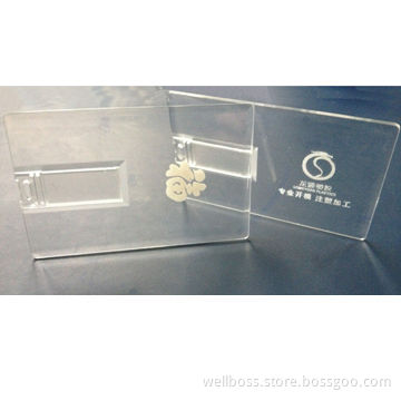 2013 New Transparent Card USB Flash Drive with ABS Housing 1 to 32GBNew
